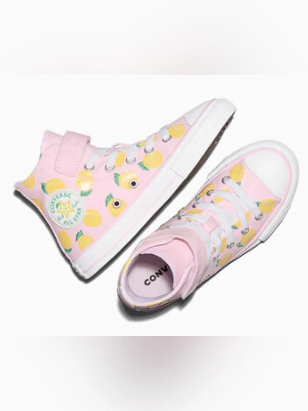 NIB Converse Kids' Chuck Taylor All Star Embroidered Citrus High Top Size 1